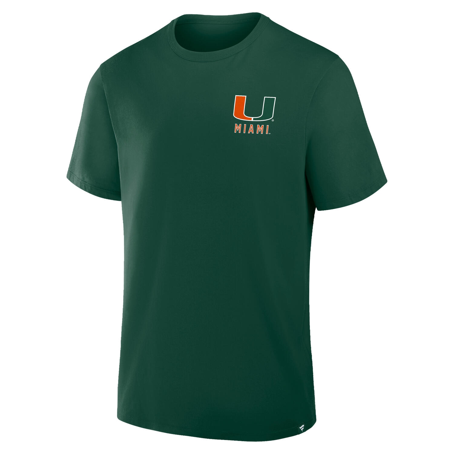 Miami Hurricanes Defender Cotton NCAA T-Shirt Green