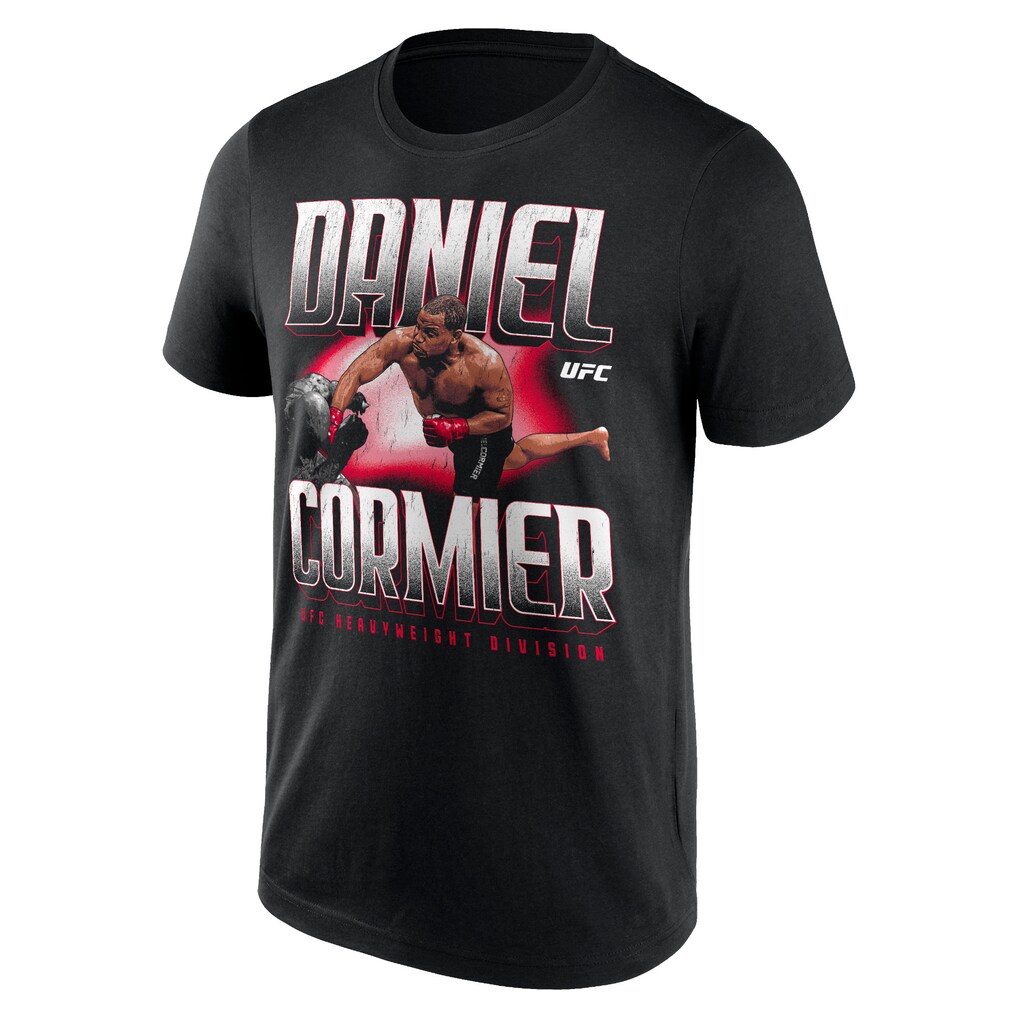 UFC Daniel Cormier Superman Punch T-Shirt - Black - Mens