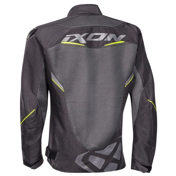 Motorcycle Jacket Ixon Draco - Anthracite Gray Gray Vif Yellow - Gray / YellowRef: IX1428