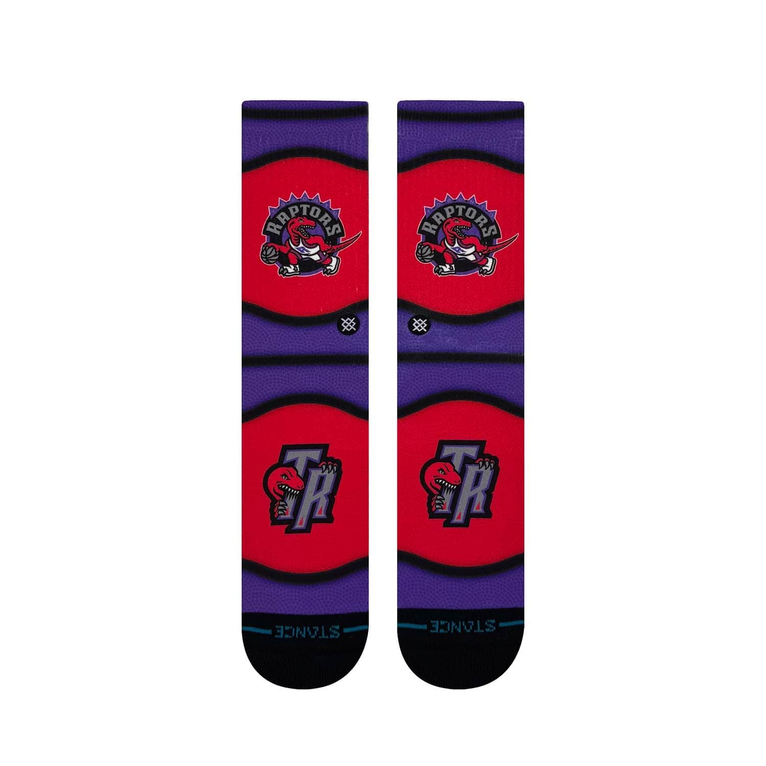 Toronto Raptors Classic Mini Ball Stance Crew Socks