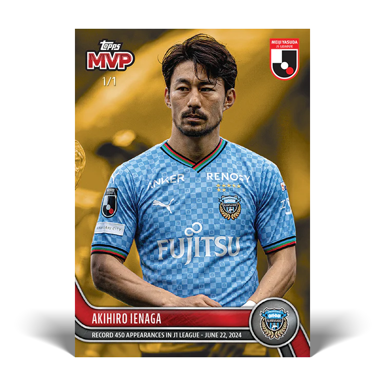 Akihiro Ienaga - J1 League Record Appearances - June 2024 - 2024 J-League® Topps Now® Card 19
