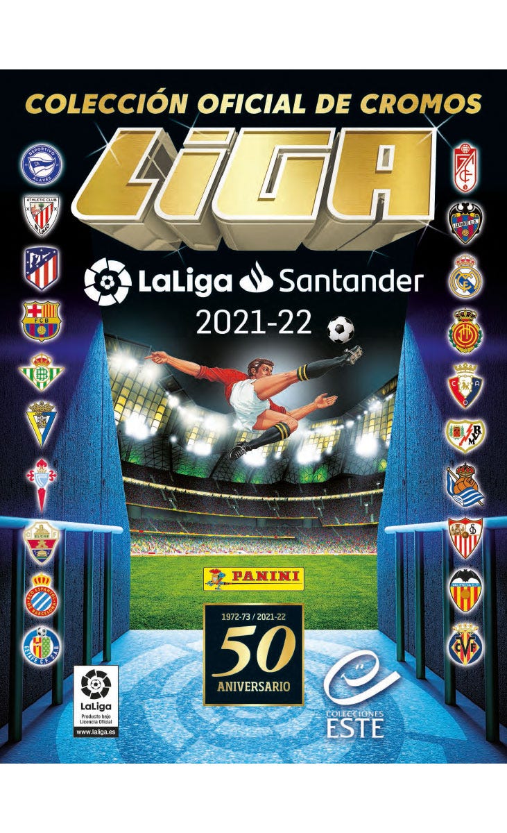 La Liga santander 2021-22 - missing stickers