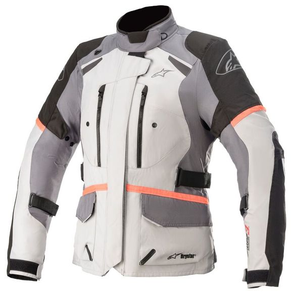 Motorcycle Jacket Alpinestars Stella Andes V3 Drystar - Gray / BlackRef: AP12301-C57352