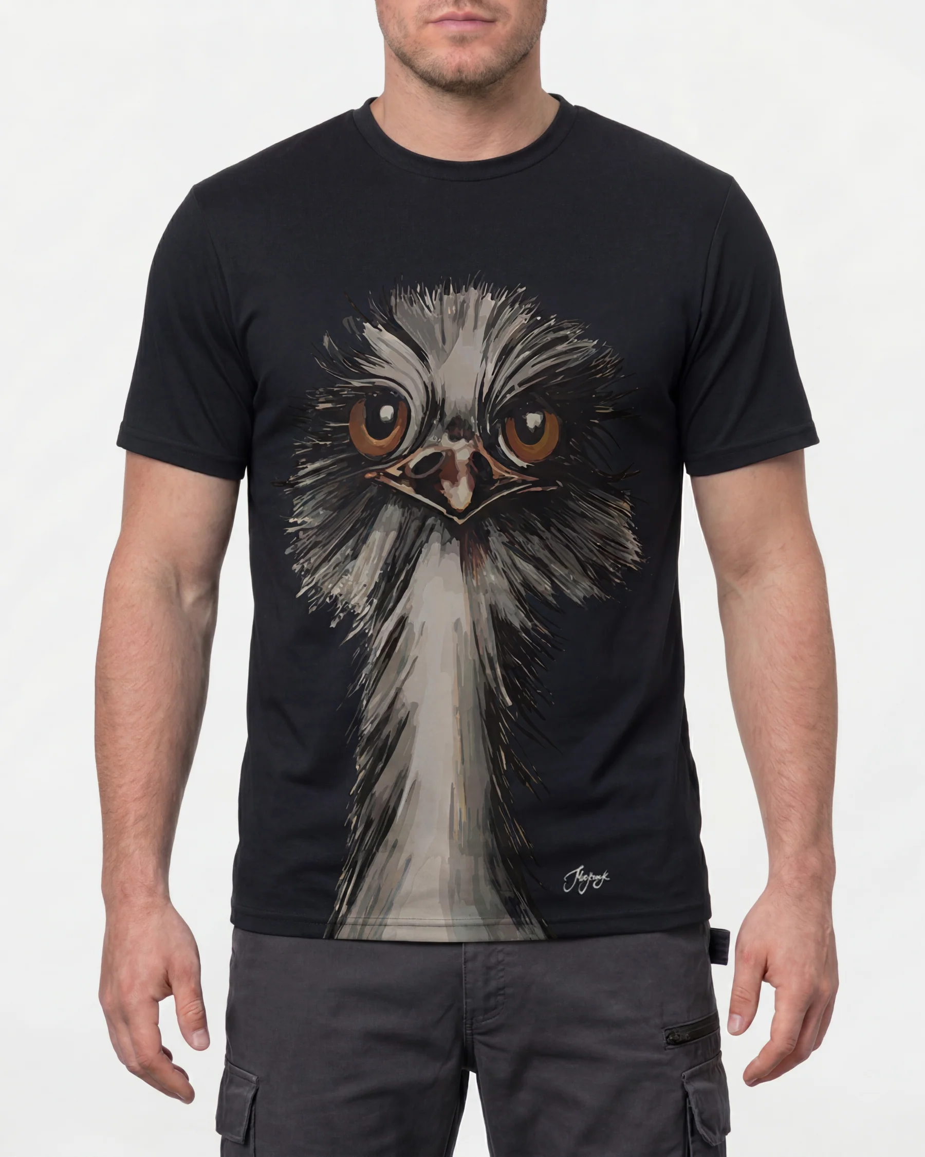 e.s. T-Shirt cotton stretch signature