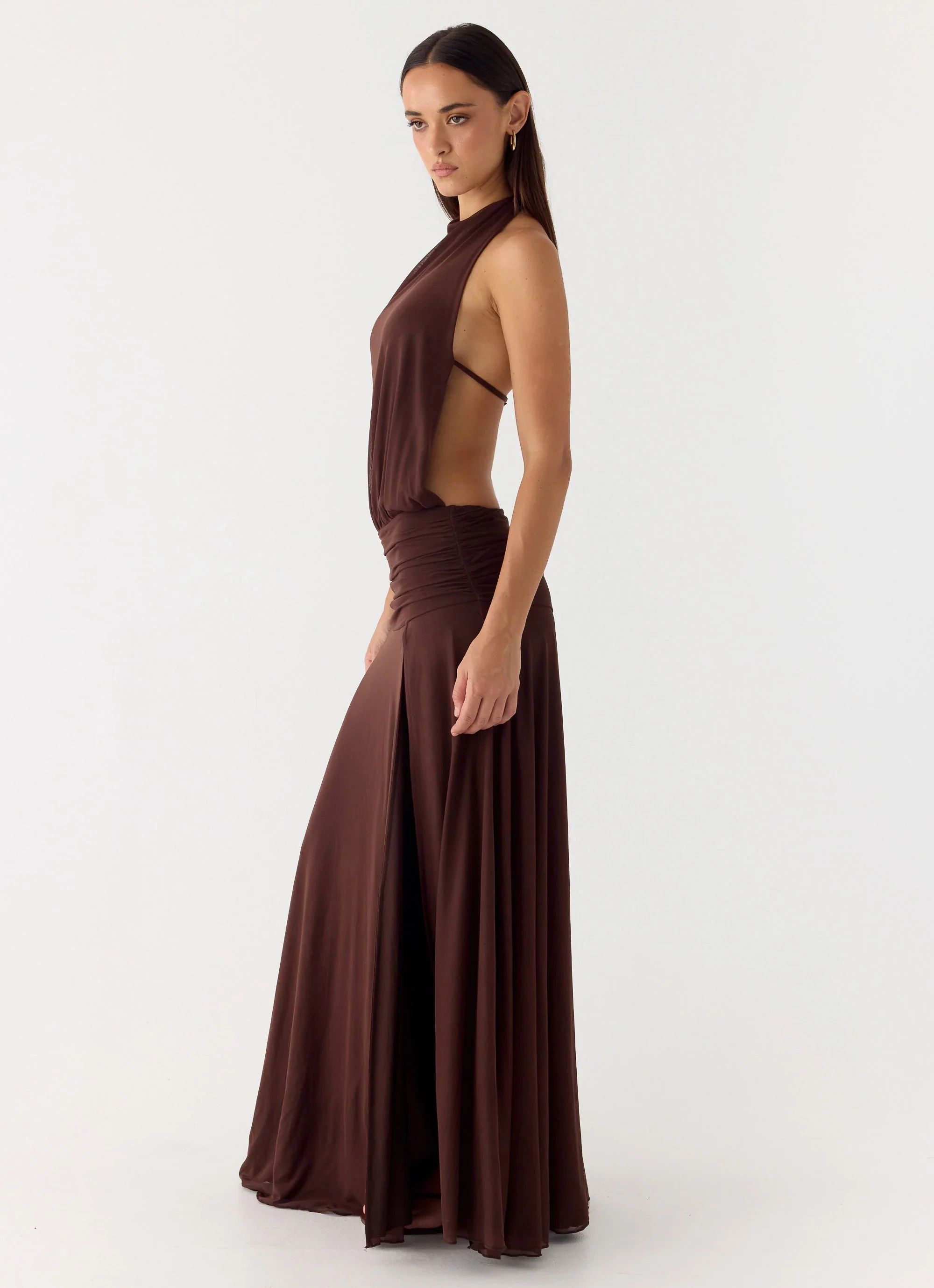All This Aura Maxi Dress - Chocolate