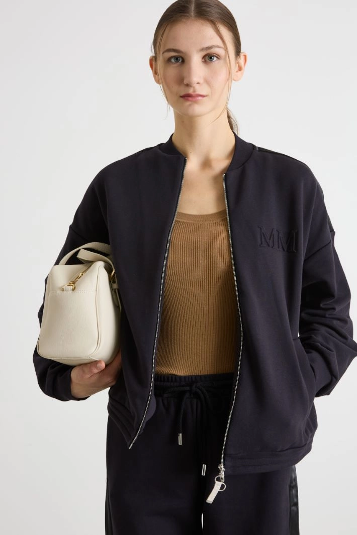 Zip-through sweatshirt - BLUE