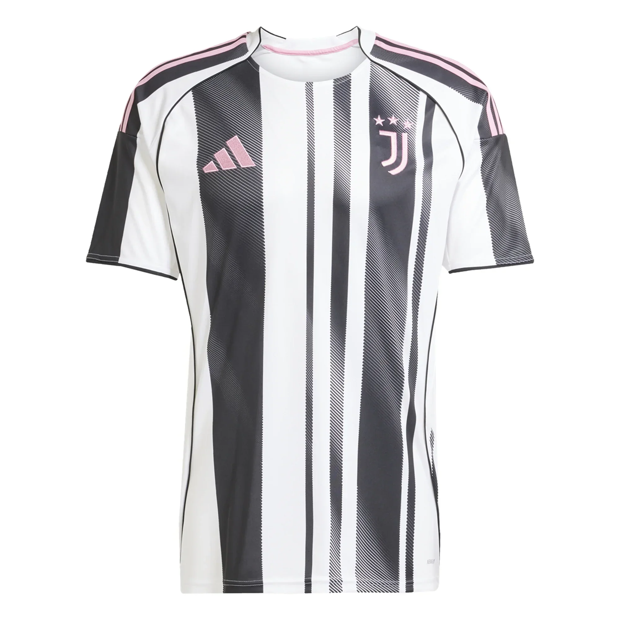 Men's Juventus Home Jersey 25/26 (White/Black/Pink)