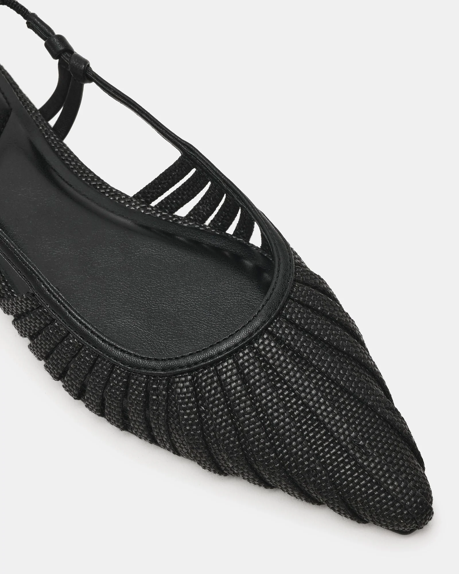 Alandria Black Raffia