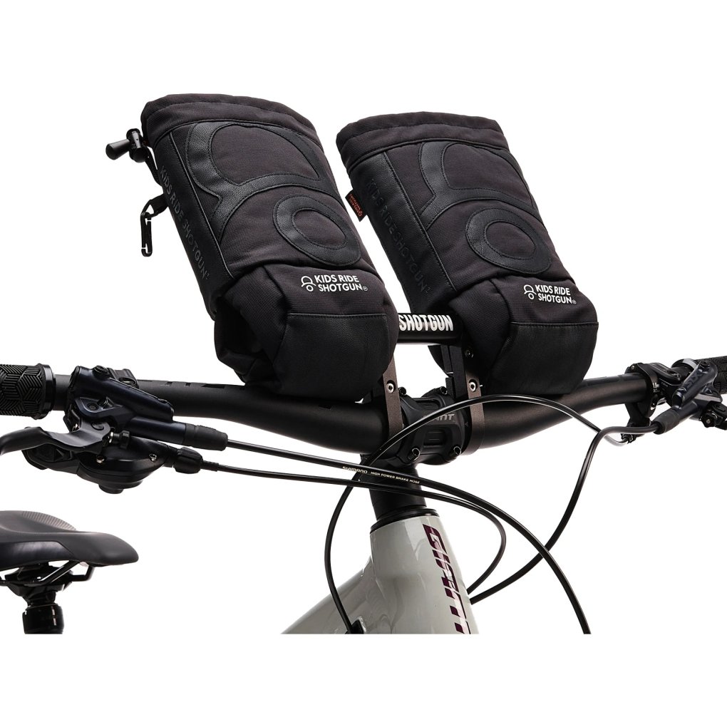 Kids Ride Shotgun Pogies Handlebar Gauntlets - black