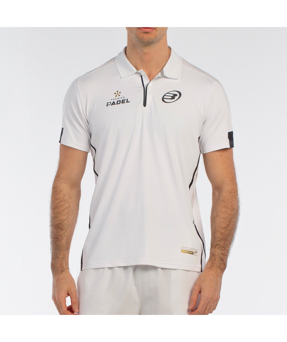 POLO SHIRT BULLPADEL BOGUE WHITE