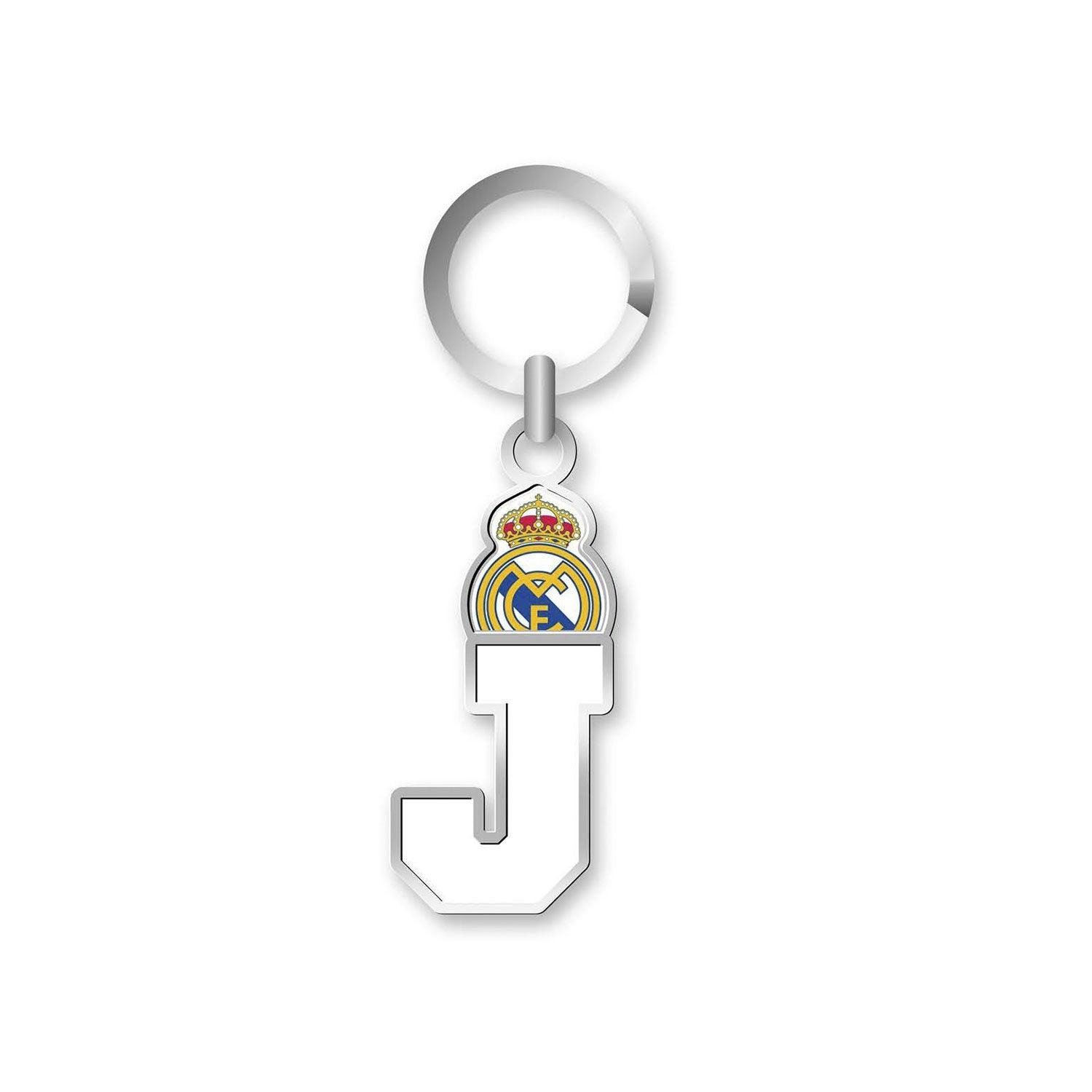 Real Madrid Letter Keyring- J