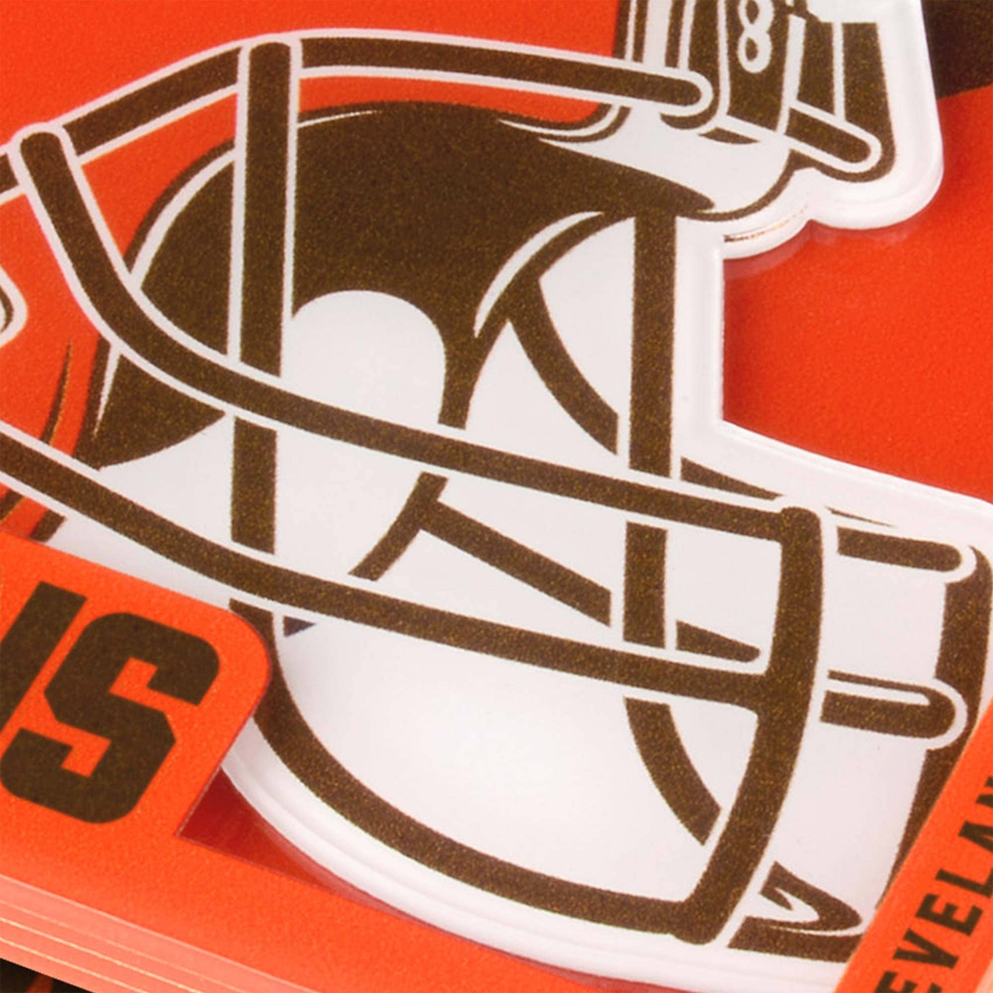 Cleveland Browns 3D Logo NFL Coasters (2-Piece)