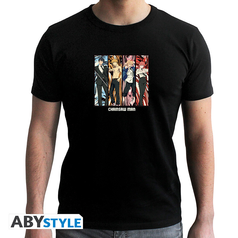 CHAINSAW MAN T-shirt new fit black Group