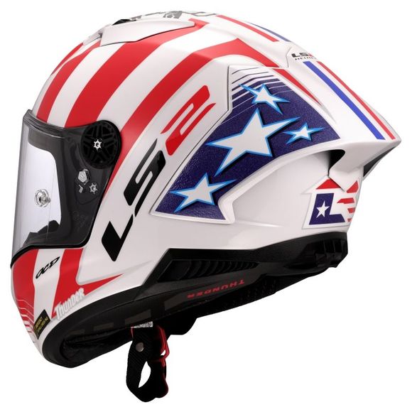 LS2 FF805 THUNDER GP AERO REPLICA BAZ Full-Face Helmet – MulticolorRef: LS1011