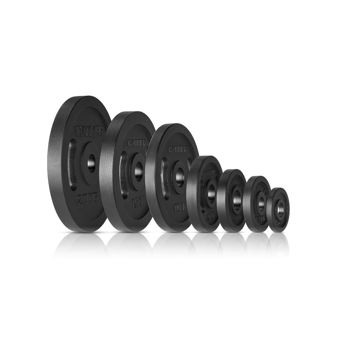 Weight plates 50 mm 1.25 - 25 kg