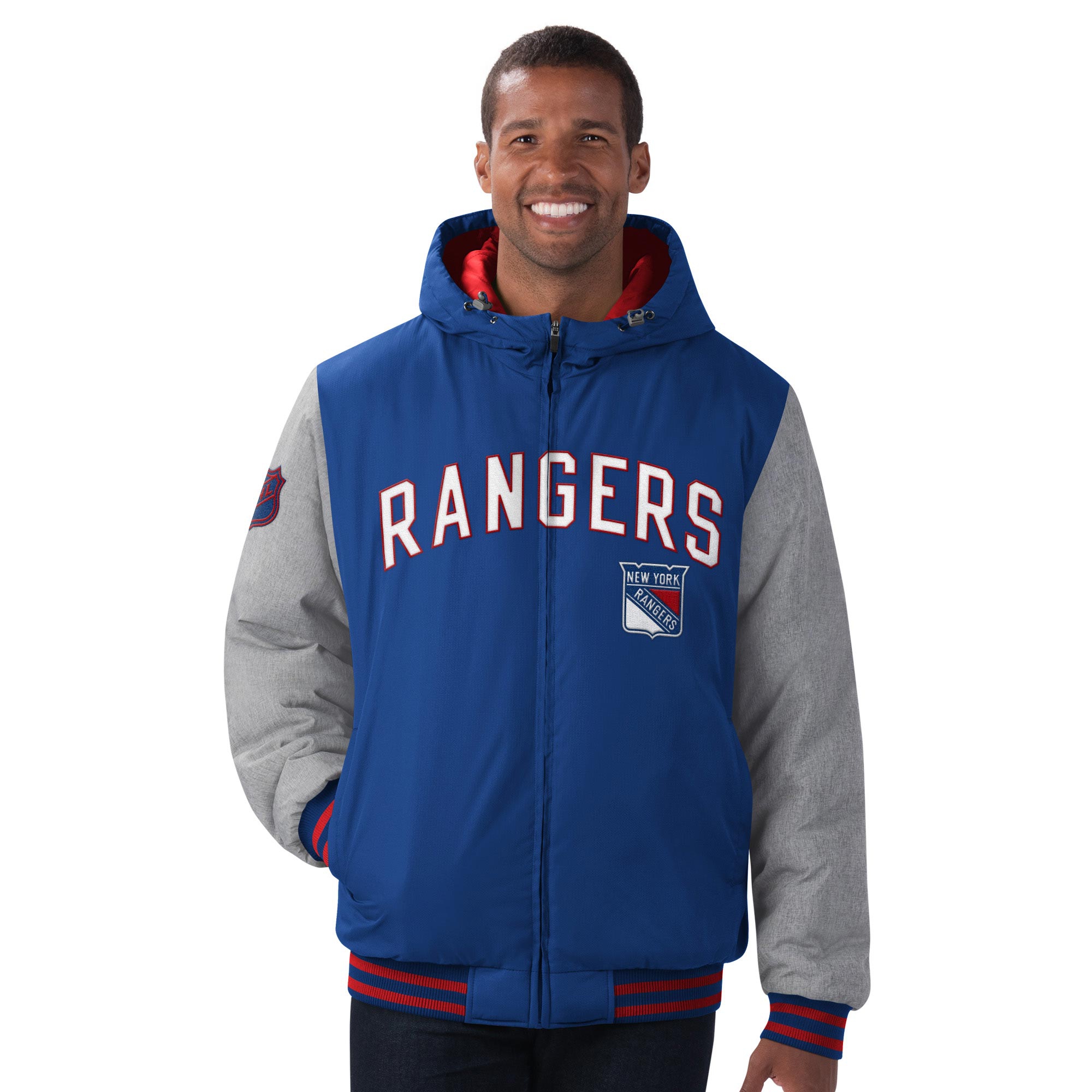 New York Rangers G-III Cold Front NHL Winter Jacket