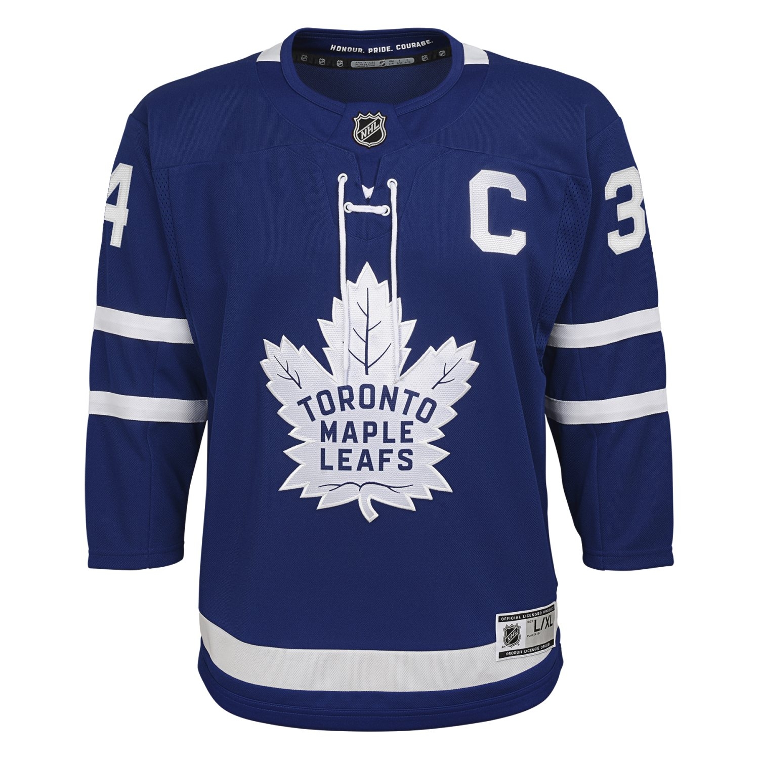 Auston Matthews #34 Toronto Maple Leafs Premier NHL Jersey Blue (YOUTH)