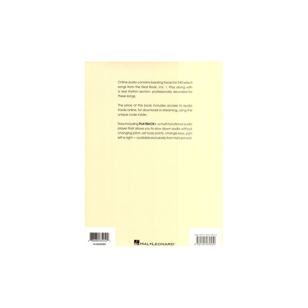 Hal Leonard Real Book Backing Tracks 1 – Thomann Ireland