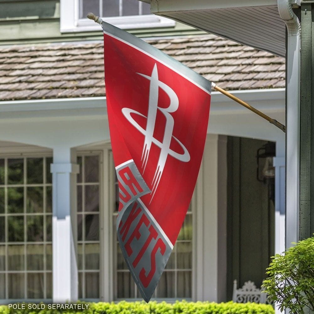 Houston Rockets NBA Vertical Flag