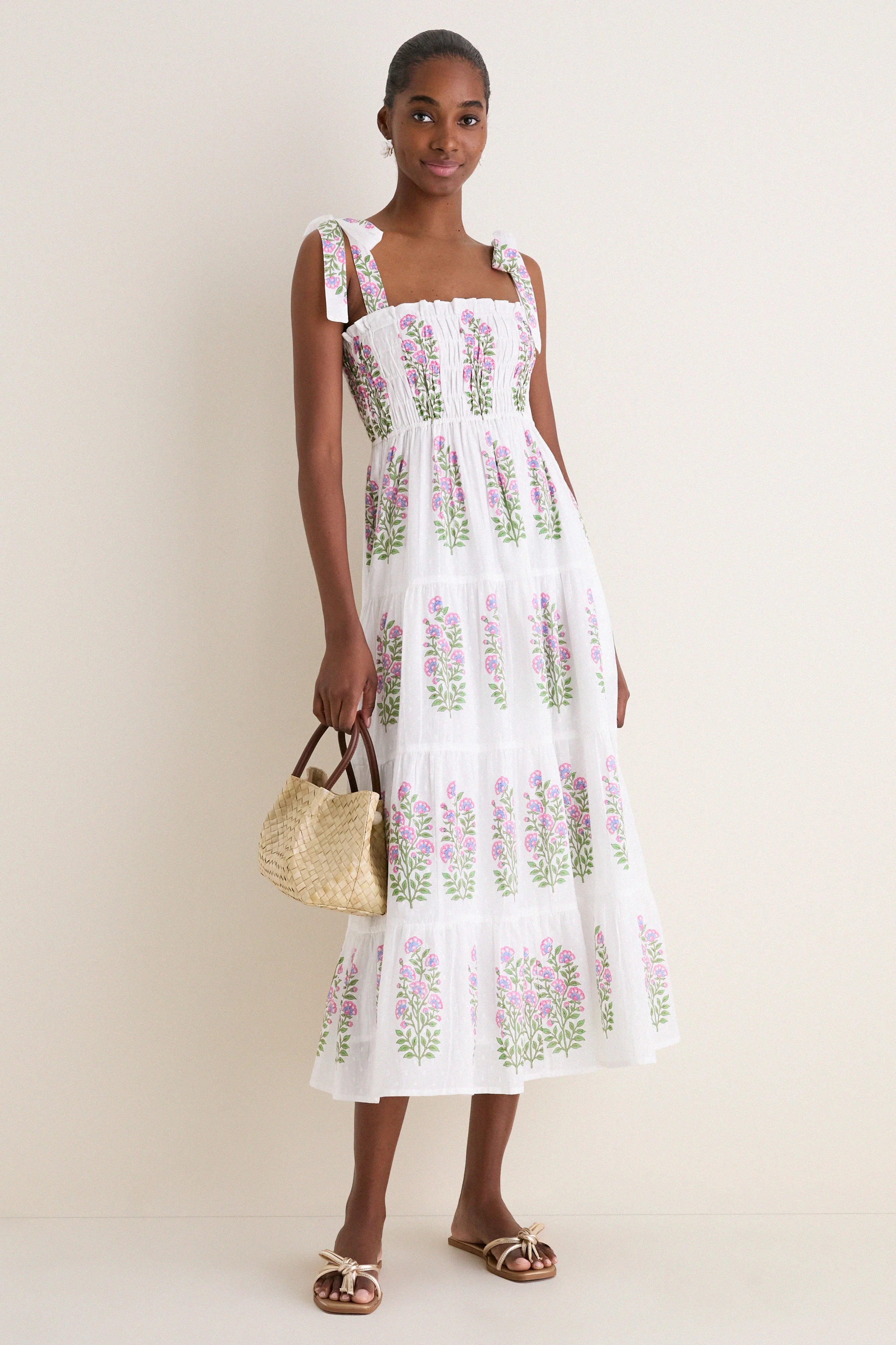 Schiffly Folk Buta Martina Dress