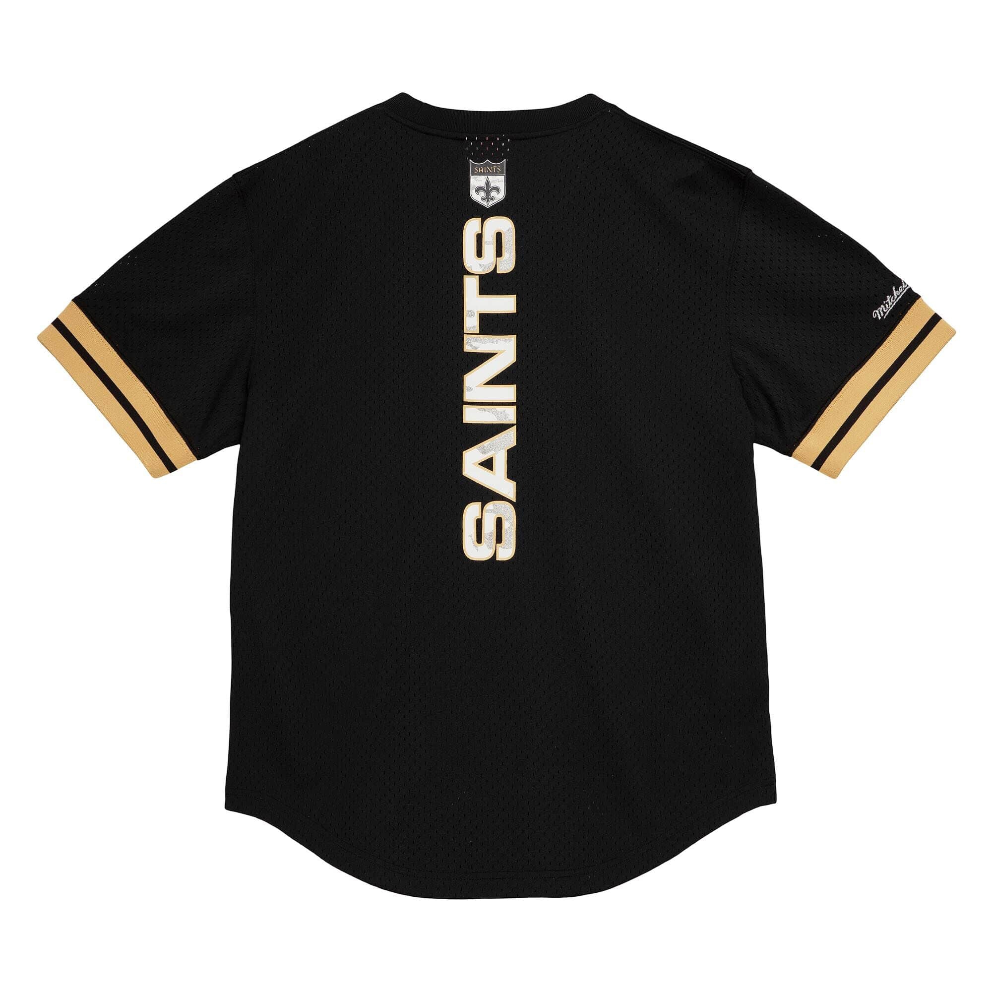 New Orleans Saints Mitchell & Ness Camo Reflective NFL Crew Mesh Jersey