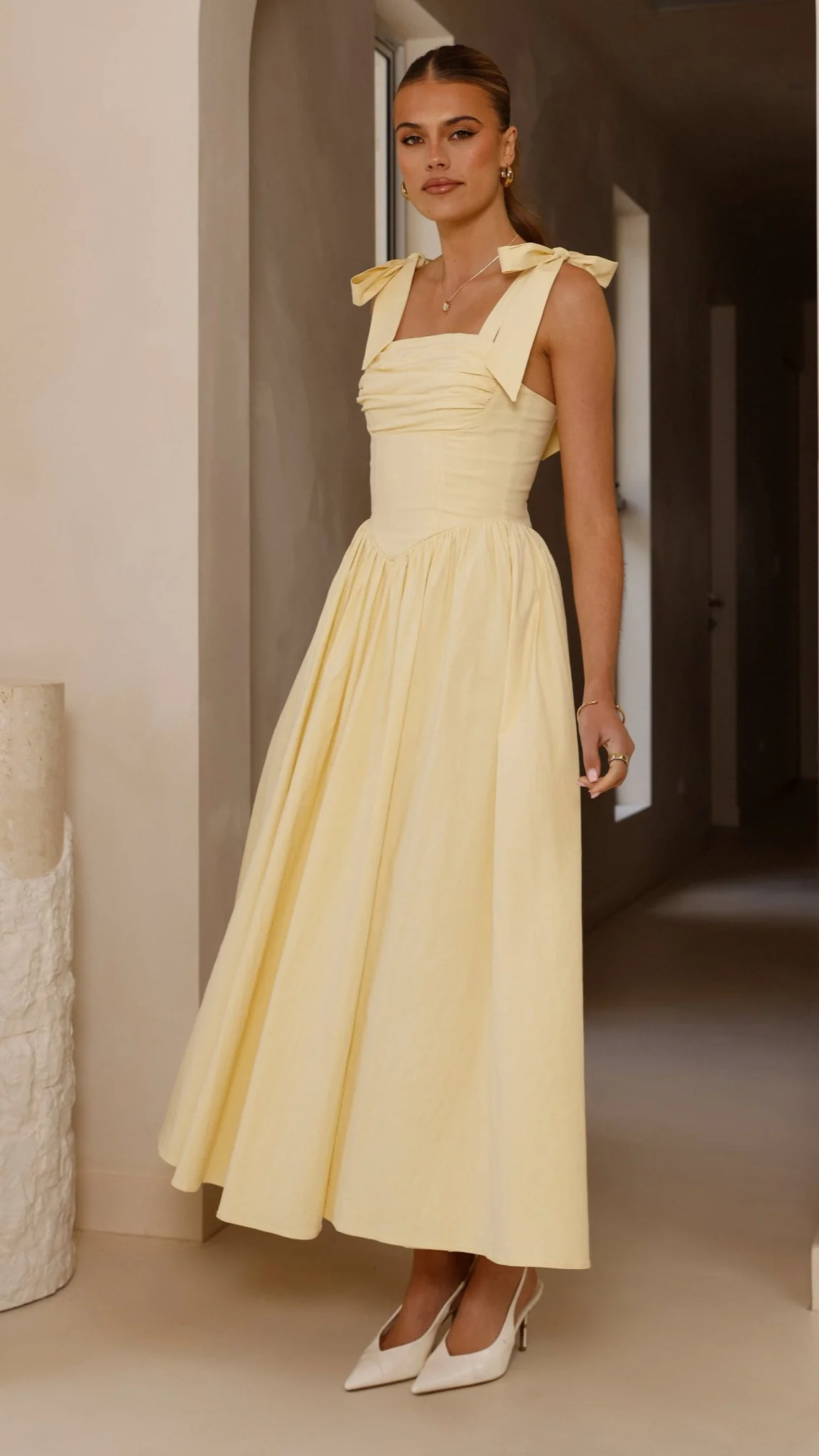 Haisley Maxi Dress - Yellow