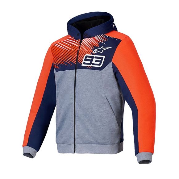 Chrome V2 Sport MM93 - blue / multicolored Alpinestars motorcycle sweatshirtRef: AP3979