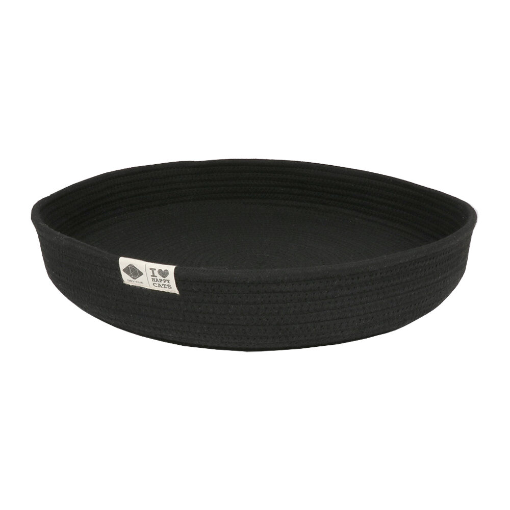 D&D Jess Cat Basket - 45 x 45 x 7 cm - Black