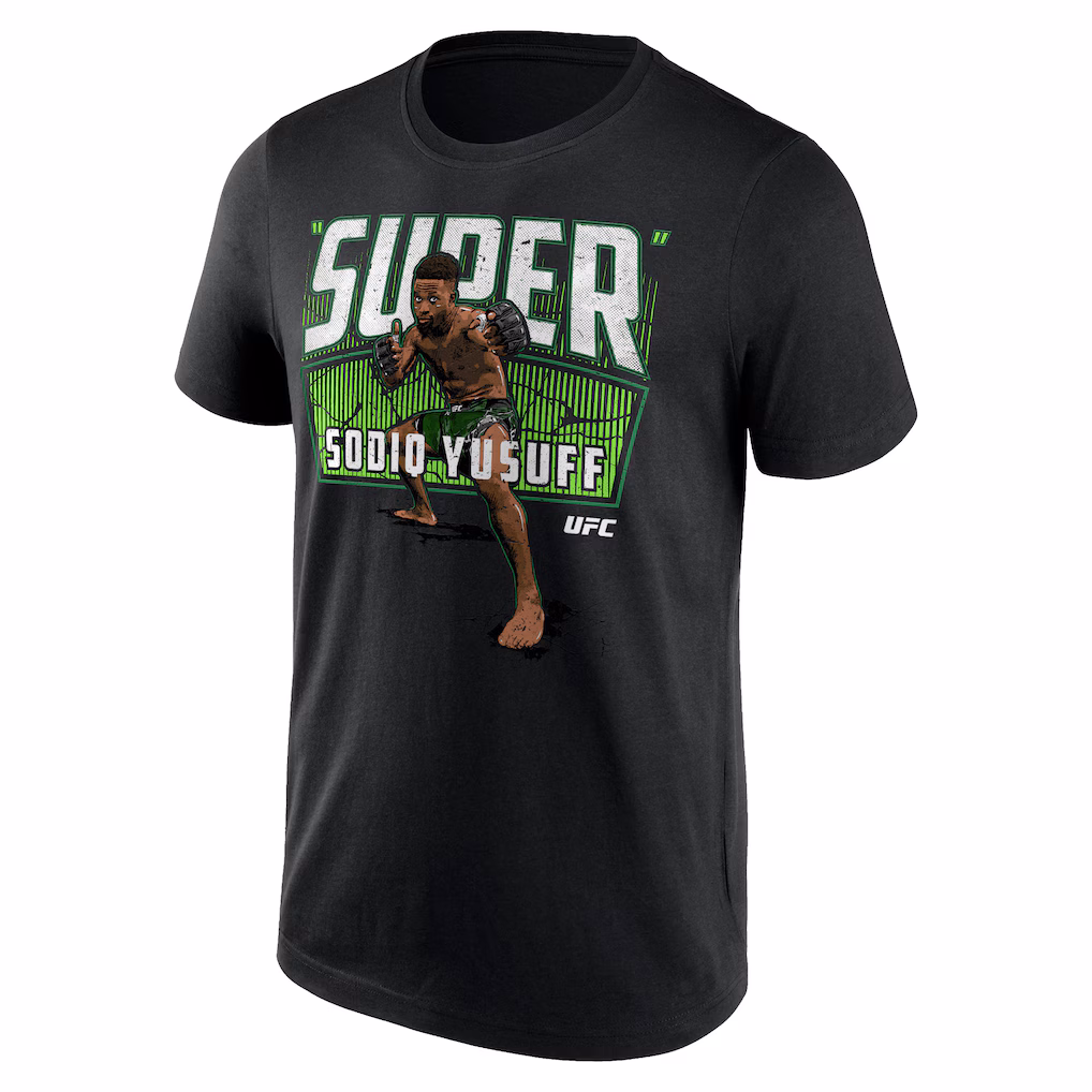 UFC Sodiq Yusuff Super T-Shirt - Black - Mens