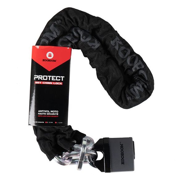 Anti-Theft Kooroom Protect Set Chainlock 120 Cm Universal - GrayRef: KOR0017