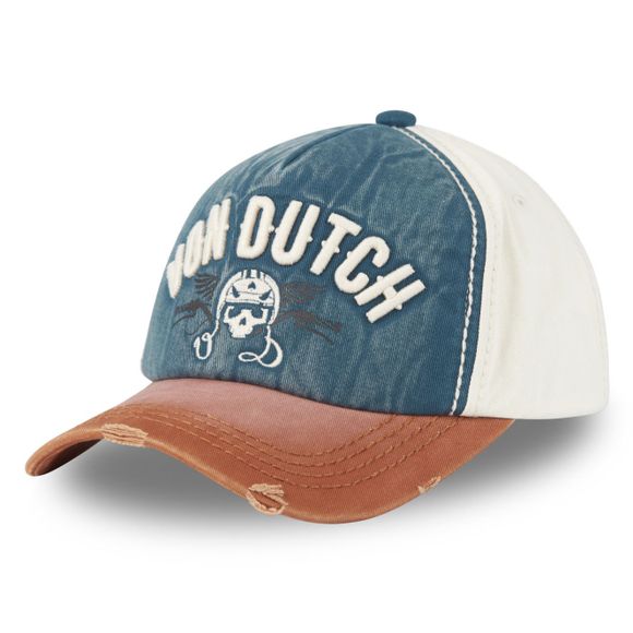 Casquette Von Dutch XAVIER - Beige / MarronRef : VDH0375 / VD/1/CT/XAVIER/02-TU