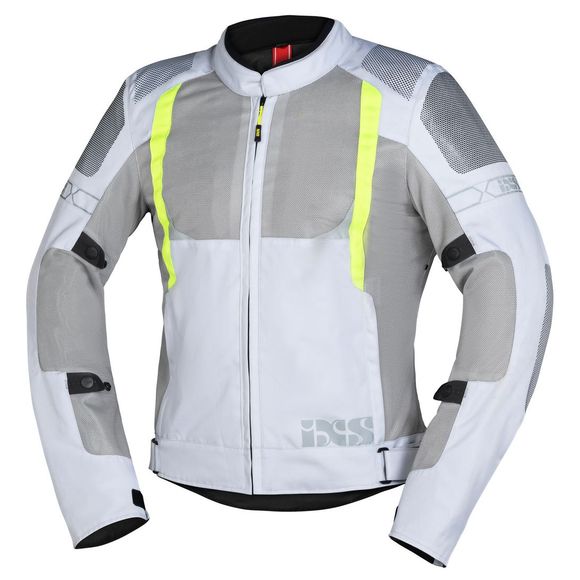 Motorcycle Jacket Ixs Trigonis -Air - Gray / YellowRef: IS1041