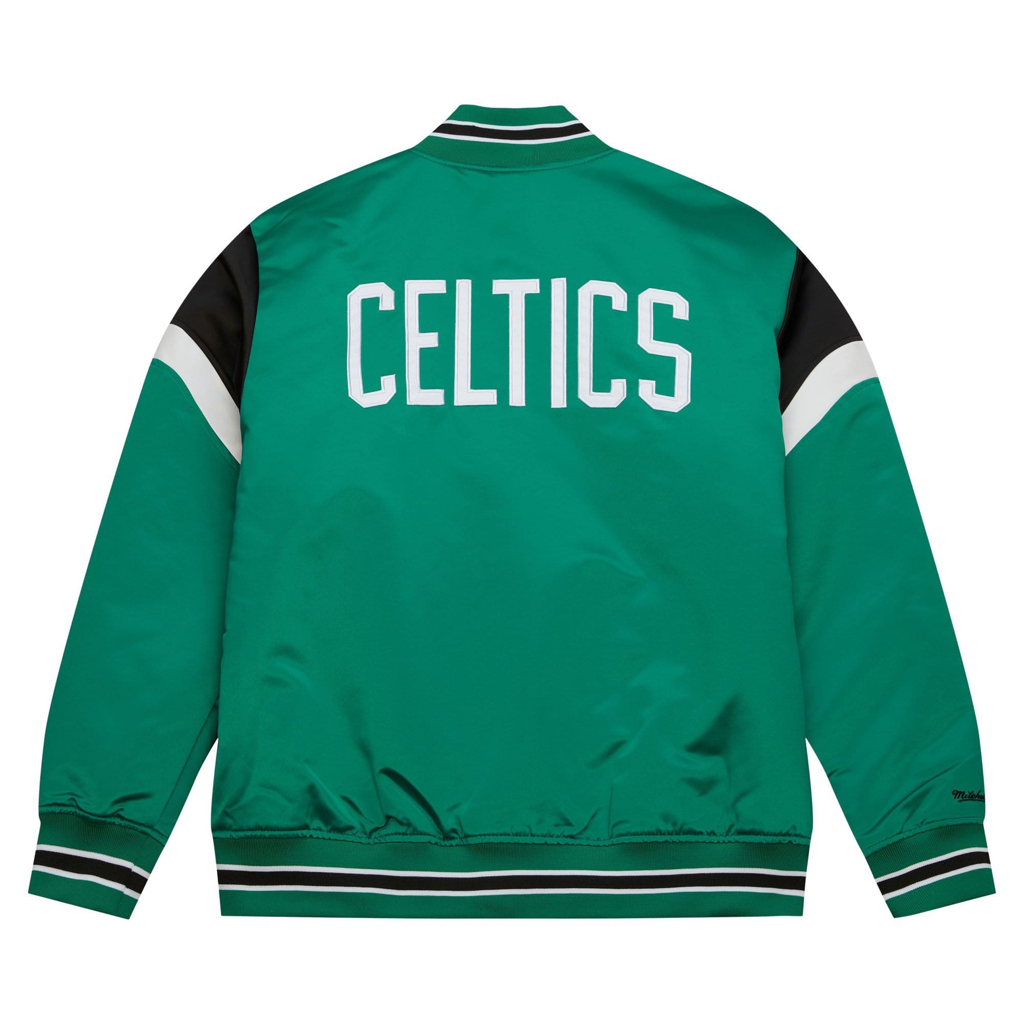 Boston Celtics Mitchell & Ness Heavyweight Satin NBA Jacket