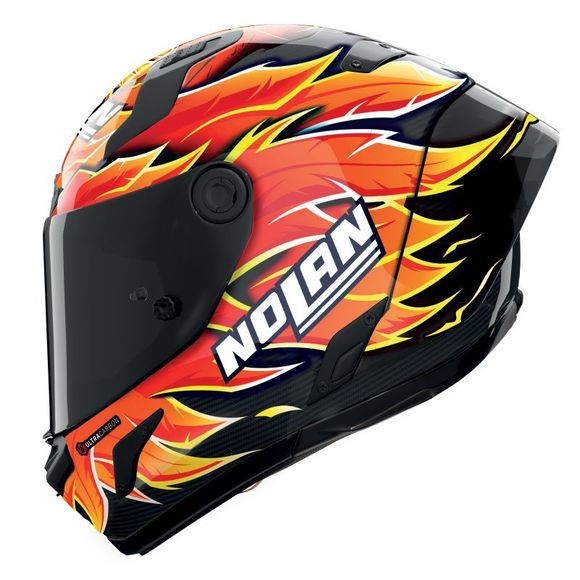 Nolan X-804 RS REPLICA IANNONE Full-Face Helmet - Carbon / RedRef : NL1702