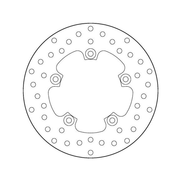 Disque de frein Rond Brembo fixeAPRILIA 125 TUONO 125 - 2015 - 2025Ref : 68B407G2