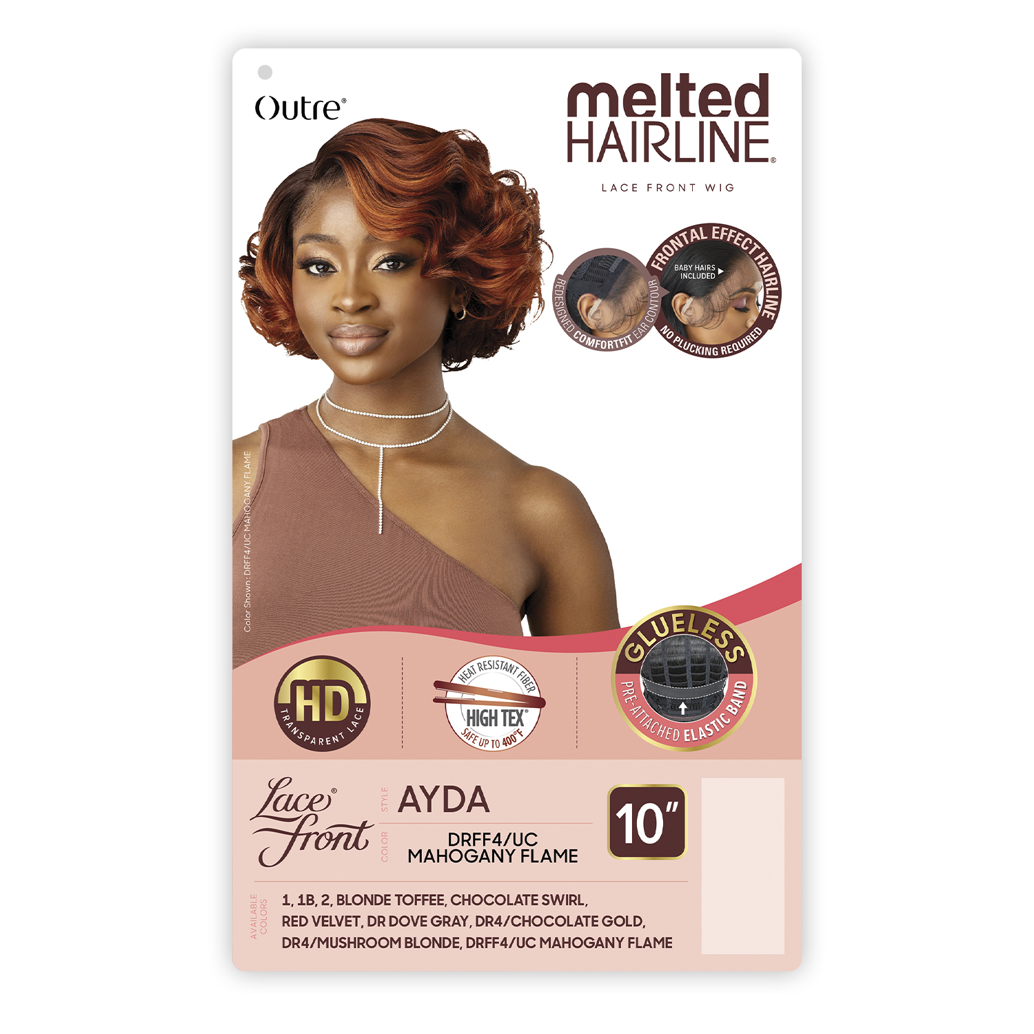Outre HD Lace Front Wig Melted Hairline Glueless Ayda