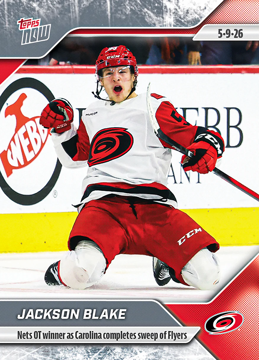 Jackson Blake - 2025-26 NHL Topps NOW® - Sticker # 170 Pack - PR: 125