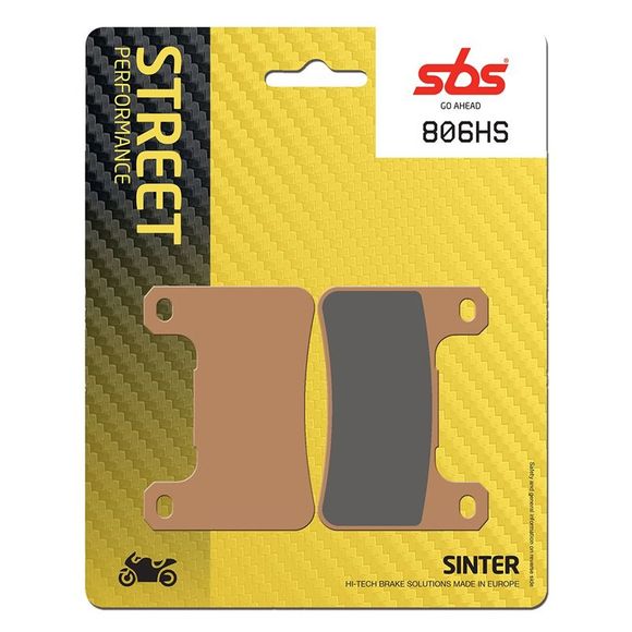 SBS 806HS Sinter Sintered Metal front brake padsRef: 806HS / 806070