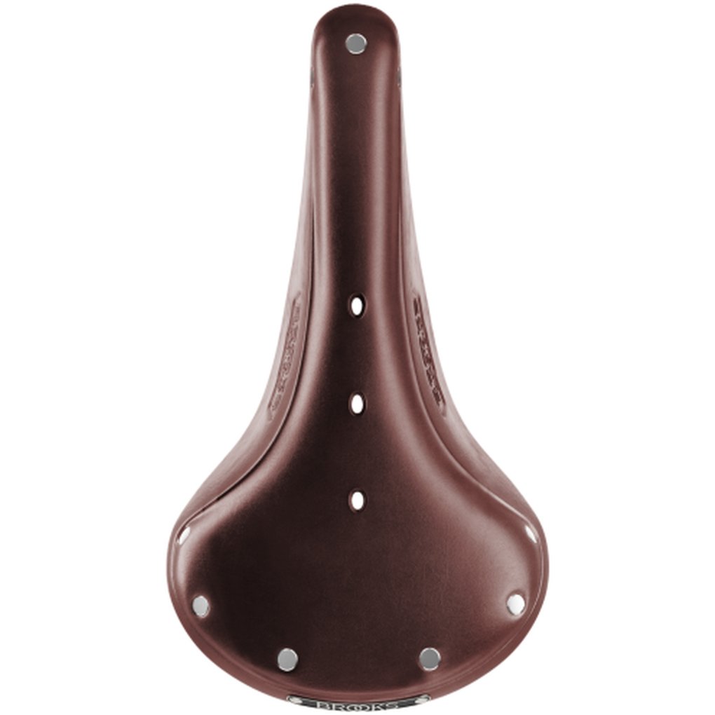 Brooks B17 Narrow Bend Leather Saddle - brown