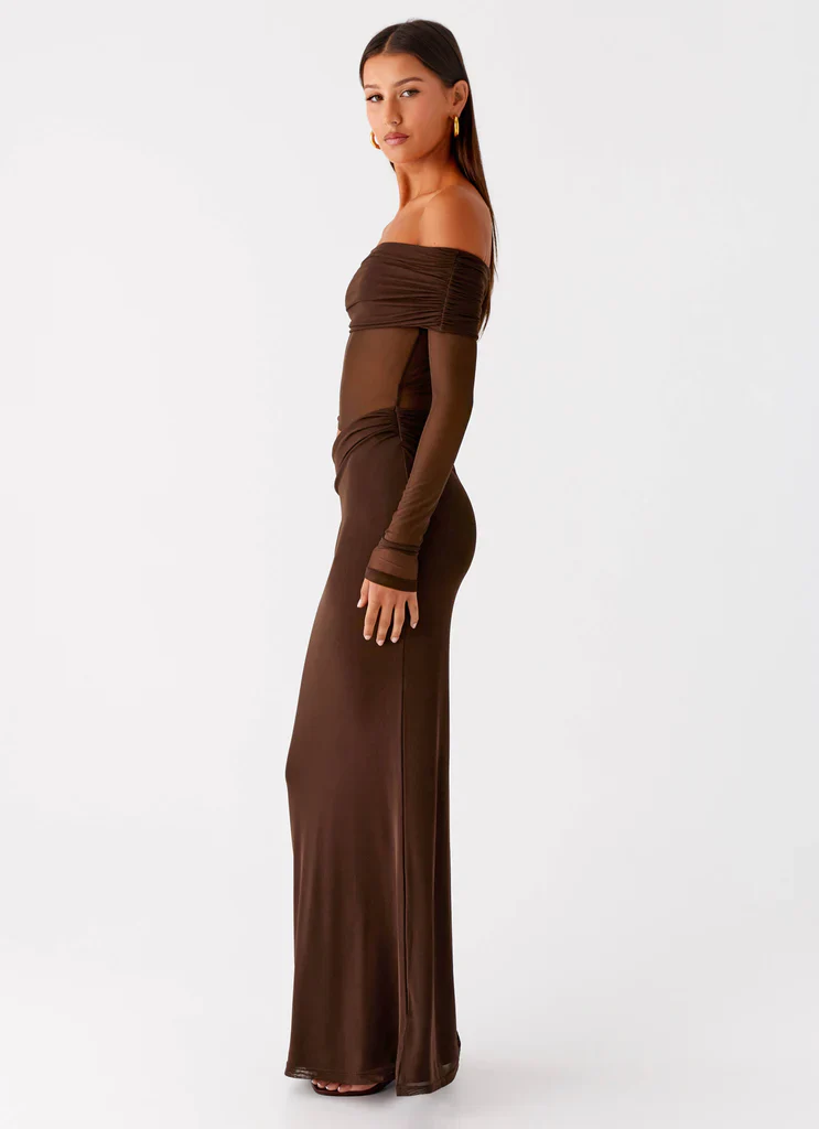 Emery Maxi Dress - Chocolate