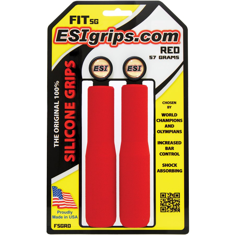 ESI Grips Fit SG Handlebar Grips - Red