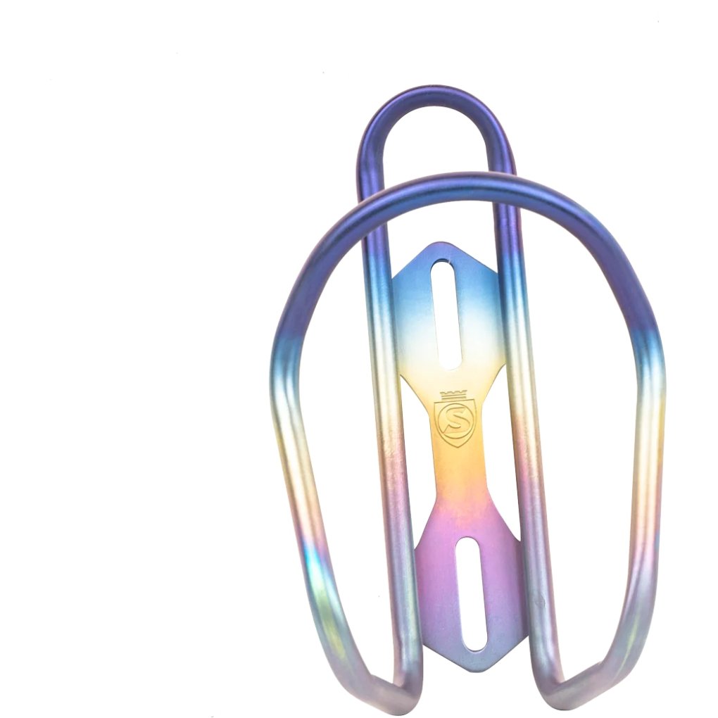 SILCA Rainbow Titanium Bottle Cage