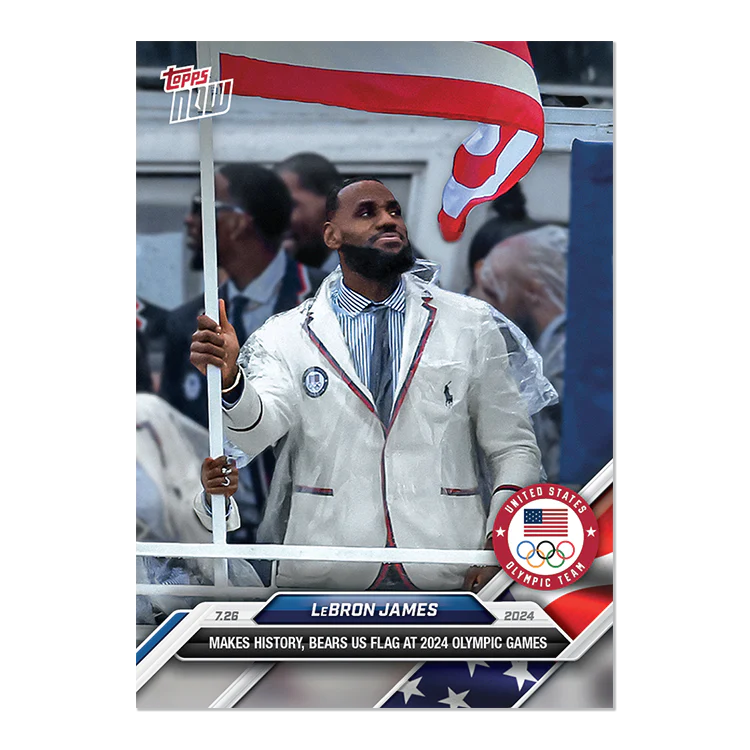 LeBron James - 2024 Olympic Games TOPPS NOW® Card 4