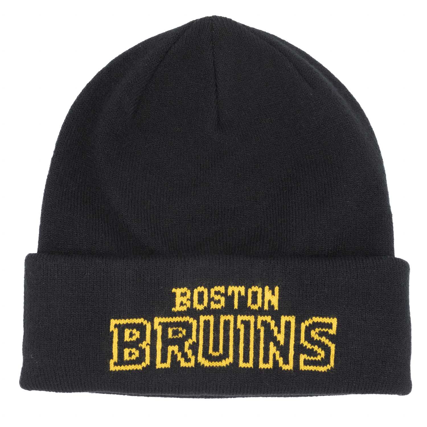 Boston Bruins Mitchell & Ness Balaclava & Beanie Combo