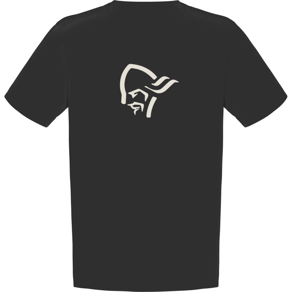 Norrona /29 cotton viking T-Shirt Men - Caviar/Snowdrop