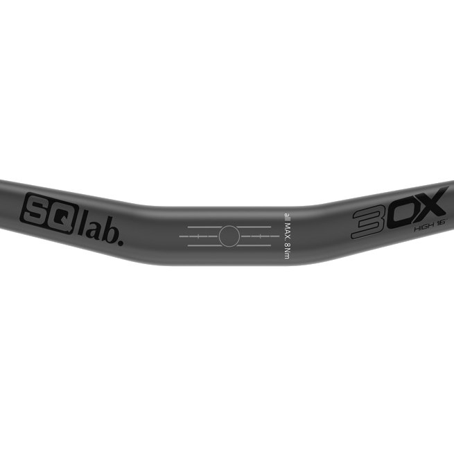 SQlab 3OX MTB Handlebar - 16° - 31.8 - 45mm High Rise - black