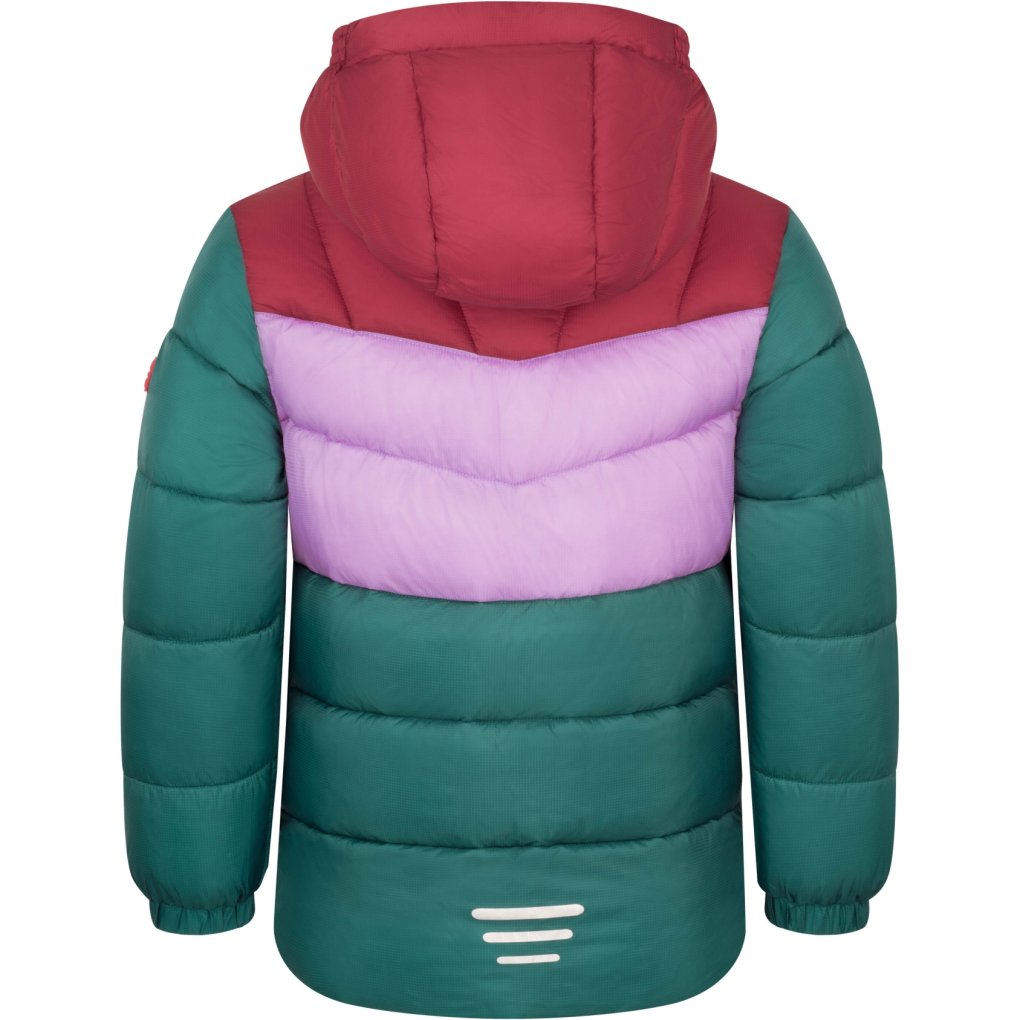 Trollkids Kirkenes Jacket Kids - Midnight Petrol/Light Violet/Deep Red