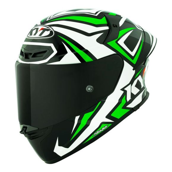 KYT TT -REVO Alex LOWES 2024 Replica - Black / GreenRef: KYT0179