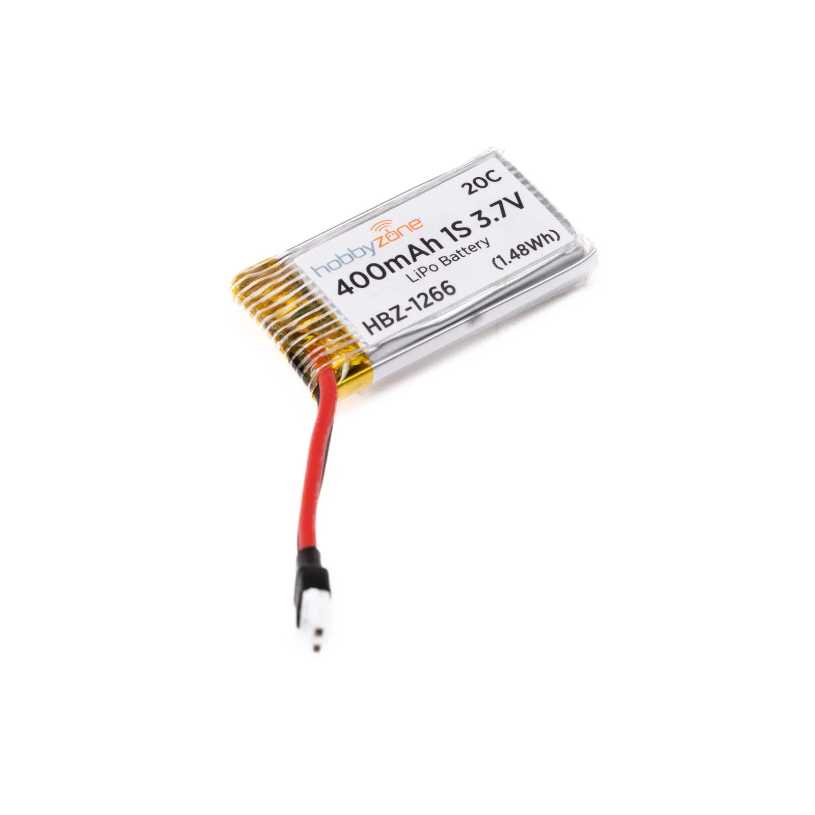 3.7V 1S 400mAh LiPo Battery: Molex 51005 HobbyZone HBZ-1266