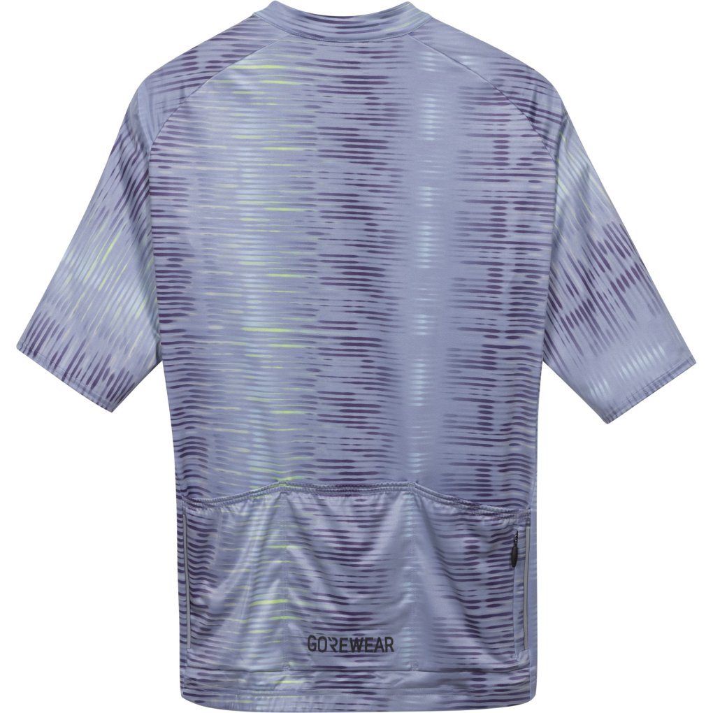 GOREWEAR Spinshift Pixel Short Sleeve Jersey Men - amethyst grey / purple indigo DFDE